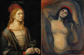 Cuadros pintura de Durero y Munch