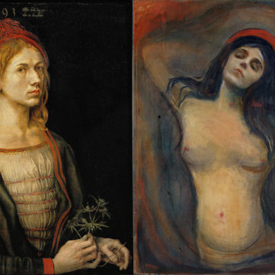 Cuadros pintura de Durero y Munch