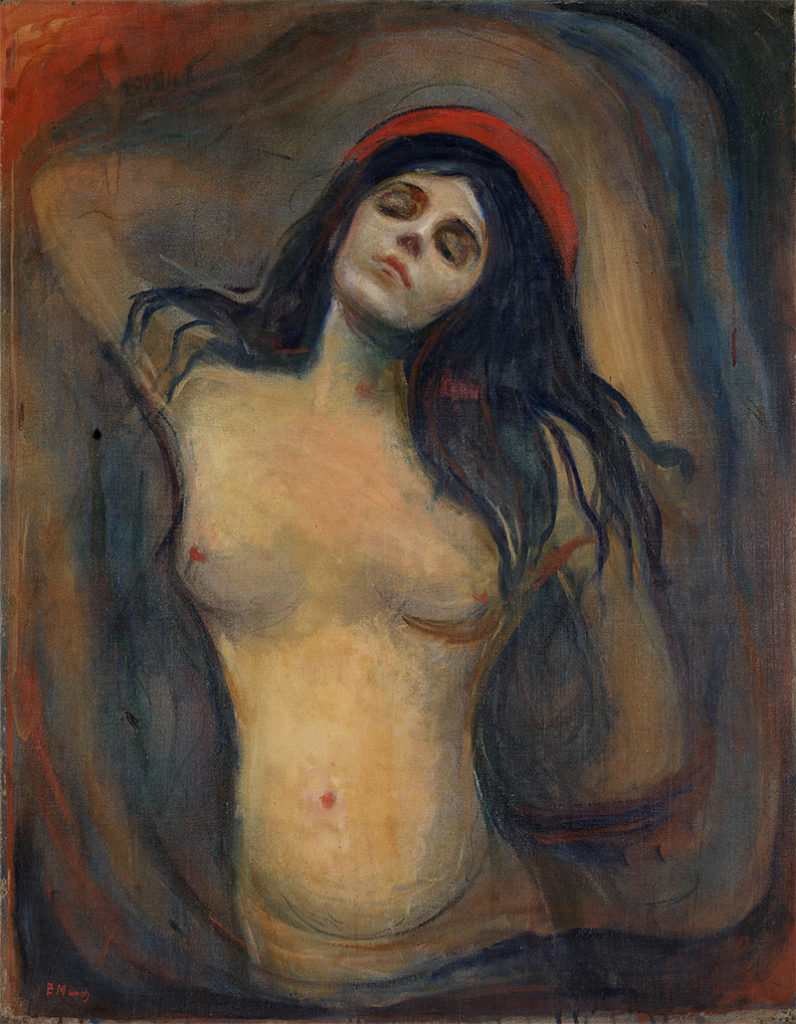 Madonna pintura de Edvard Munch de 1894